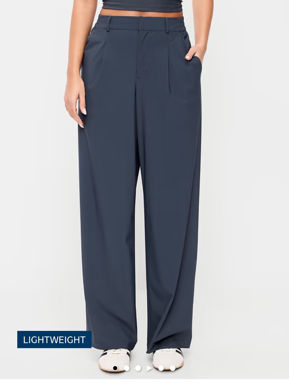 Old Navy High-Waisted SleekTech Trouser Pants